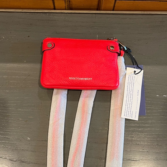 NWT Rebecca Minkoff Moto Pouch Wallet - Dragon Fruit - Picture 8 of 10